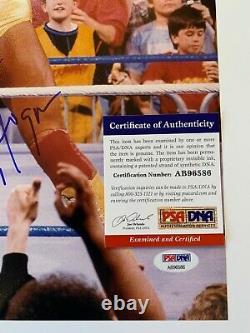 Hulk Hogan autographed 11x14 photo wrestling WWF Champion PSA authentic photo