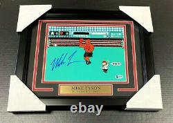 Iron Mike Tyson Authentic Signed Autographed 8x10 Photo Framed Punch-out Bas Coa