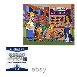JACLYN SMITH Autograph Signed Photo Authentic The Simpsons BAS Beckett COA