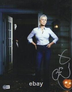 JAMIE LEE CURTIS AUTOGRAPH SIGNED 11X14 PHOTO HALLOWEEN AUTHENTIC BECKETT Framed