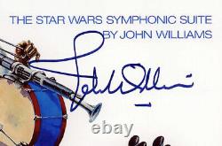 JOHN WILLIAMS SIGNED AUTOGRAPHED 11x17 PHOTO STAR WARS CONCERT PHOTO BECKETT BAS