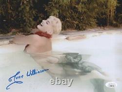 JUNE WILKINSON Signed SEXY 8x10 Photo AUTHENTIC In Person Autograph JSA COA Cert