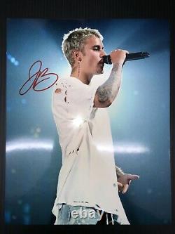 JUSTIN BIEBER Authentic Hand Signed Autograph 10x8 Photo with COA