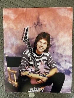 Jeff Beck Guitar God Signed Photo 8x10 100% Authentic Letter Of Authenticity EX