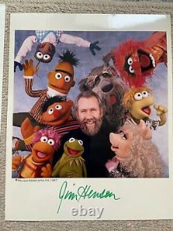 Jim Henson Signed 8x10 Color Photo Authenticated by Muppets organization