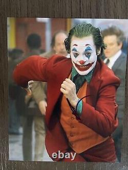 Joaquin Phoenix Joker Signed 8x10 photo Authentic Letter Of Authenticity Ex