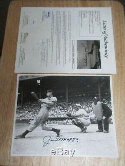 Joe Dimaggio Signed Auto Autograph 8x10 Photograph Jsa Loa Yankees Pc1094