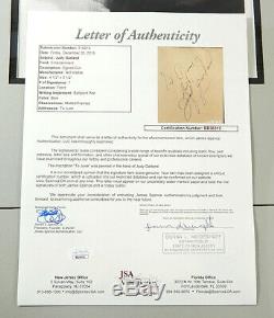Judy Garland Signed & Framed Autograph Cut With 8x10 Photo JSA LOA