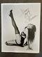 Julie Newmar Catwoman Stockings Signed Photo 8x10 Todd Mueller 100% Authentic