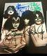 Kiss Photo Autographed Signed By All 4 Absolutely Authentic