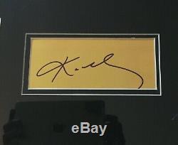 KOBE BRYANT AUTHENTIC Signed Autographed FRAMED 20x40 NBA LAKERS PHOTO JSA COA