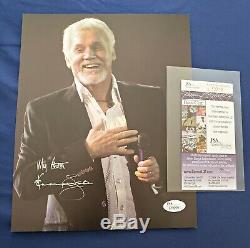 Kenny Rogers autographed signed 8X10 photo JSA PSA Beckett AUTHENTIC 100% PROOF