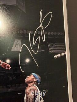 Kevin Durant 1/35 Panini Authentic Signed 16x20 Thunder Warriors Autograph Nets