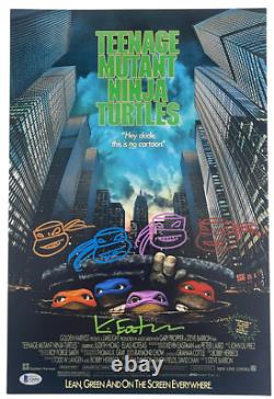 Kevin Eastman Tmnt Signed 12x18 Photo Authentic Autograph Beckett Coa 3