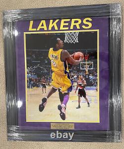 Kobe Bryant Autographed 16x20 Upper Deck Authenticated Extremely Rare #60 of 108