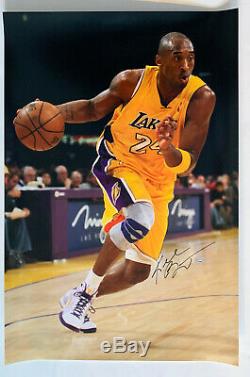 Kobe Bryant Autographed signed 20 x 30 Lakers Photograph Panini Authentic COA