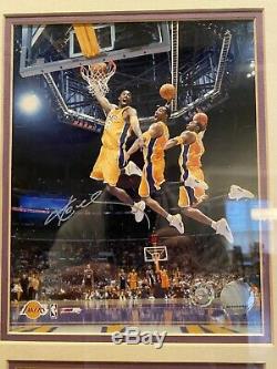 Kobe Bryant Framed Autographed Signed 8x10 Photo JDM Authentics