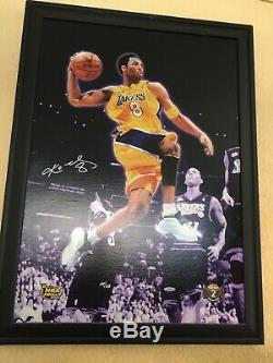 Kobe Bryant Signed 20x28 Canvas Upper Deck UDA Authenticated Limited 100/108