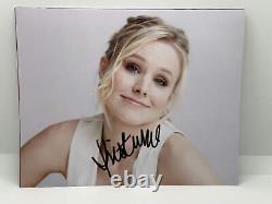 Kristen Bell White Dress Signed Autographed Photo Authentic 8X10 COA