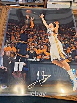 Kyrie Irving 16 x 20 Autographed Color Photo PSA/DNA Certified Authentic