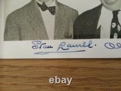 LAUREL AND HARDY AUTHENTIC Original Signed photograph and envelope