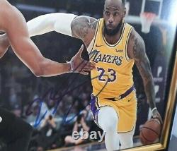 LEBRON JAMES HAND SIGNED PHOTO WITH COA 8x10 AUTHENTIC AUTOGRAPH LAKERS