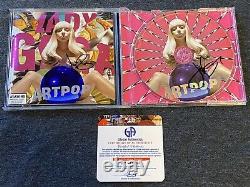 Lady Gaga 2x Twice Signed Autograph Artpop CD Gai Coa Authenticated