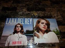 Lana Del Rey Rare Authentic Hand Signed Vinyl LP Record Born To Die + Photo COA