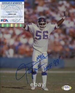 Lawrence Taylor NY Giants PSA/DNA signed 8x10 photo autograph authentic auto