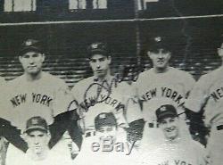 Legend Joe Dimaggio Yankee Clipper Authentic Signed 1939 Team Photo W Coa
