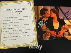 Leonardo DiCaprio & Kate Winslet Autographed 8x10 Photo, authentic, Titanic COA