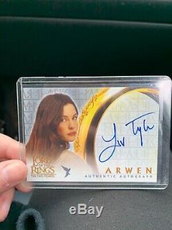 Liv Tyler Authentic Autographed Lord Of The Rings Topps Collectible Movie Card