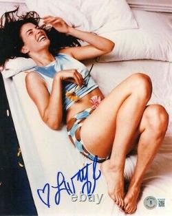Liv Tyler Young Pose Feet Legs Autographed Signed 8x10 Photo Authentic BAS COA