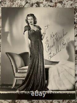 Lucille Ball Inscribed & Signed Silver Gelatin Glossy Photo I Love Lucy COA RKO