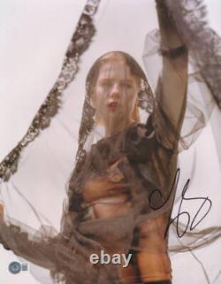 Lucy Boynton Signed 11x14 Photo Authentic Autograph Beckett