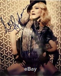 MADONNA Authentic Signed Autographed 8x10 Photo PSA/DNA & Beckett BAS Slabbed