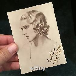 MARY PICKFORD VINTAGE AUTOGRAPHED PHOTO withLIFETIME AUTHENTICITY GUARANTEE