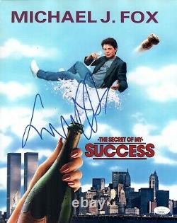 MICHAEL J. FOX Signed 11x14 SECRET OF MY SUCCESS Authentic Autograph JSA COA