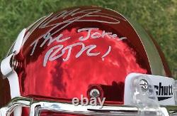 Mac Jones SIGNED Alabama CHROME Authentic Full Size Helmet JSA COA & Photo Proof