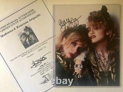 Madonna & R. Arquette 3X CAST Hand Signed Autographed TM Authentic 2 items / COA