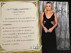 Margot Robbie Autographed 8x10 photo, signed, authentic, Barbie, COA