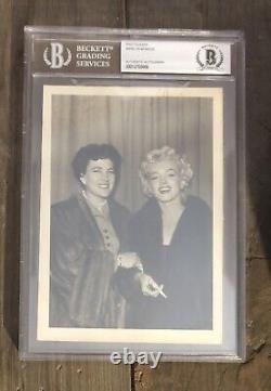 Marilyn Monroe Signed Photo Beckett Authentic Bas