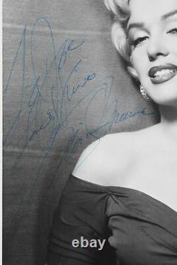Marilyn Monroe To Joe Love & Kisses Authentic Signed 11x14 B&W Photo PSA #V07962