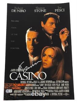 Martin Scorsese Signed 12x18 Photo Casino Authentic Autograph Beckett Coa 3