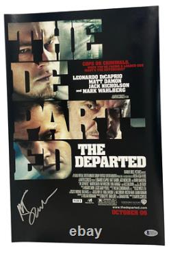 Martin Scorsese Signed 12x18 Photo The Departed Authentic Autograph Beckett