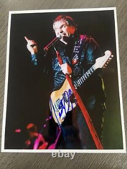 Meatloaf Bat Out Of Hell Signed Photo Authentic Letter Of Authenticity EX COA