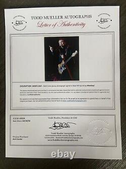 Meatloaf Bat Out Of Hell Signed Photo Authentic Letter Of Authenticity EX COA