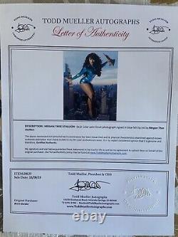 Megan Thee Stallion Rapper Signed Photo Authentic Letter Of Authenticity Ex