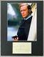 Michael Caine Signed In Person 11x14 Matted Autograph & Photo Authentic