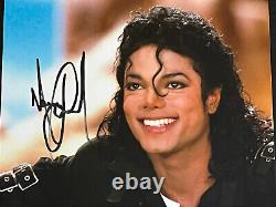 Michael Jackson autographed 8x10 photo, signed, authentic, King of Pop, COA